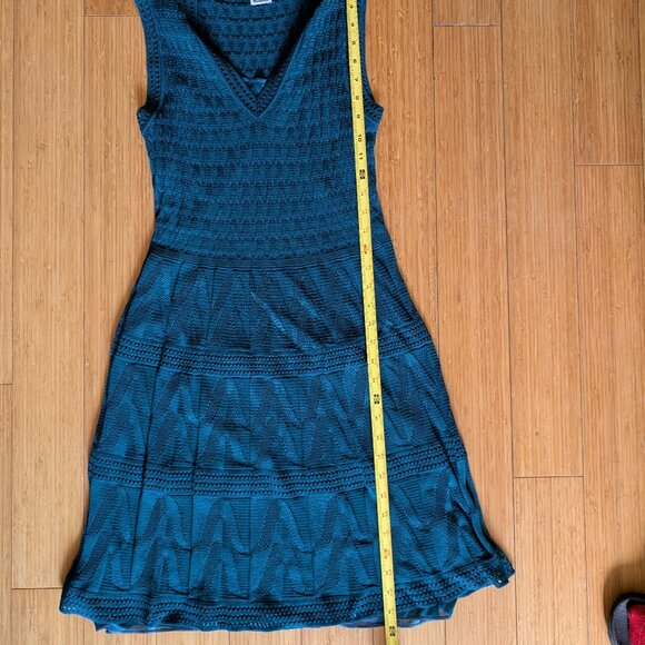 Missoni teal sleeveless knit dress - Picture 5 of 9
